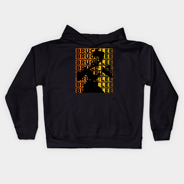 bruce lee martial arts legend | sports collection Kids Hoodie by yacineshop